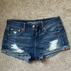American eagle denim shorts